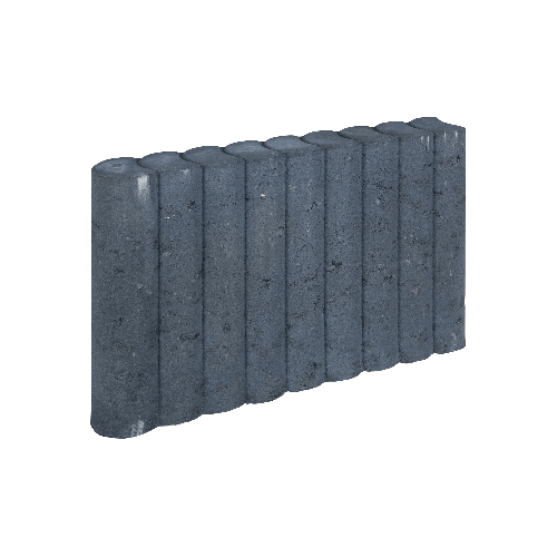 Rondo Palissadeband 8x35x50cm Zwart