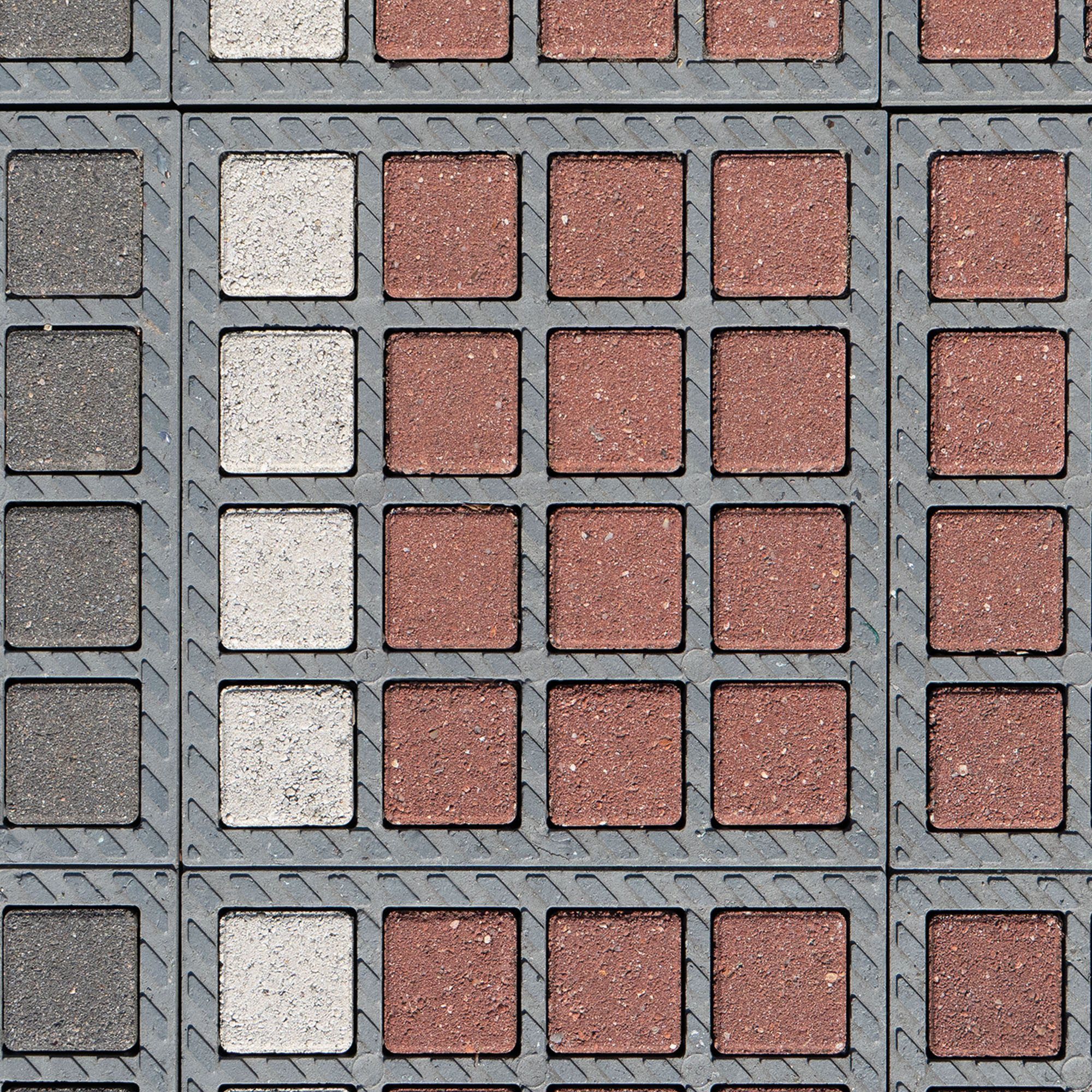 Betonsteen ECO Grates 7,4x7,4x4,8cm Wit