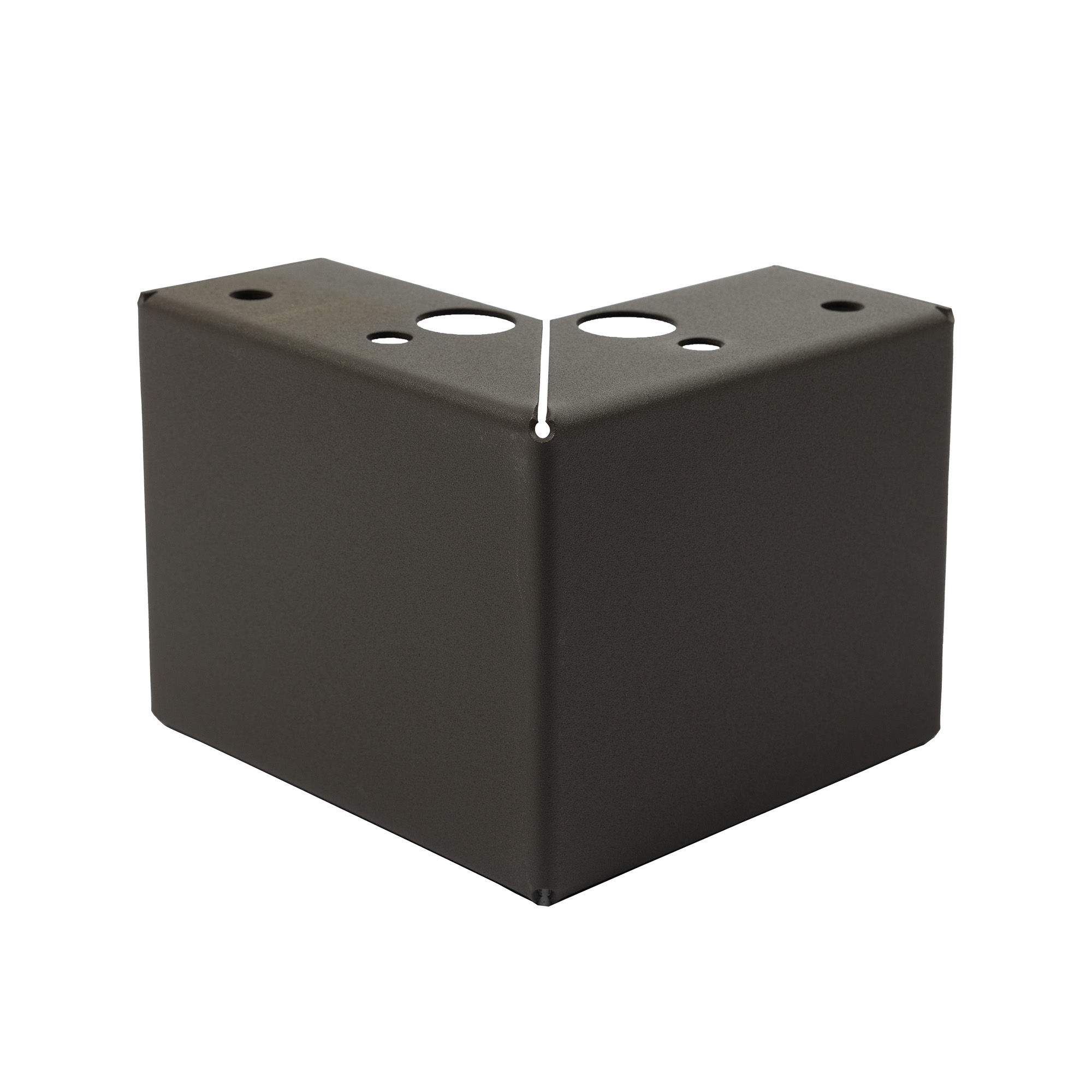 Potenset 9,5cm hoog Antraciet TBV GL Bloembakken (Incl bevestigingsmateriaal)