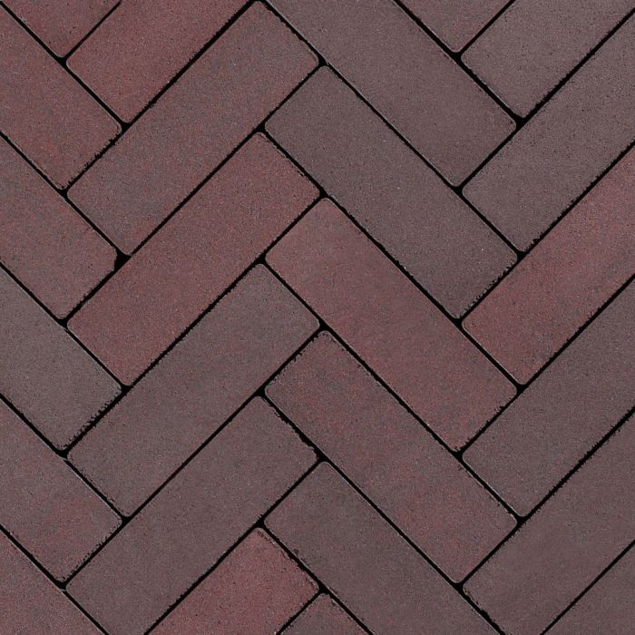 Sierbetonklinker Lyon 21x6,8x8cm Rood/Bruin genuanceerd