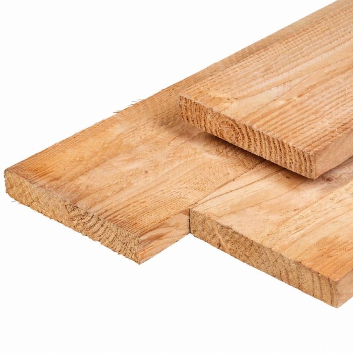 Douglas plank geschaafde-fijnbezaagde 2,8x19,5x300cm onbehandeld