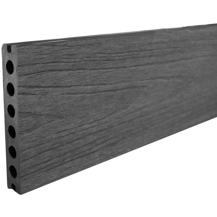 Gardendecking composiet vlonderplank 2,3x13,8x400cm grey wood