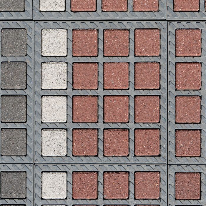 Betonsteen ECO Grates 7,4x7,4x4,8cm Wit