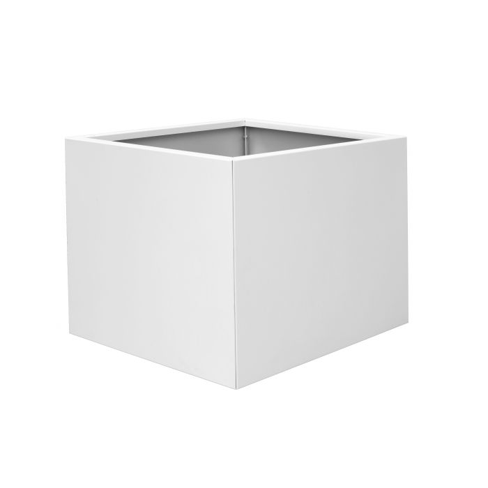GL Bloembakken Wit 90x90x60cm