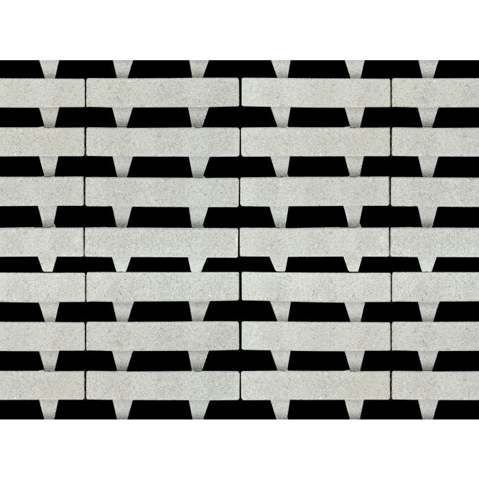 Aqua Bricks waterpasserend 10x30x8cm grijs 40% open