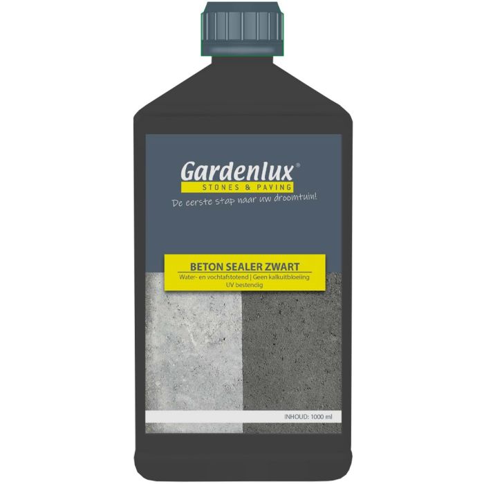 Betonsealer Zwart impregnering met een kleur versterkende werking