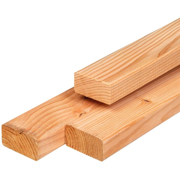 Douglas regel geschaafd 4,5x7x400cm onbehandeld