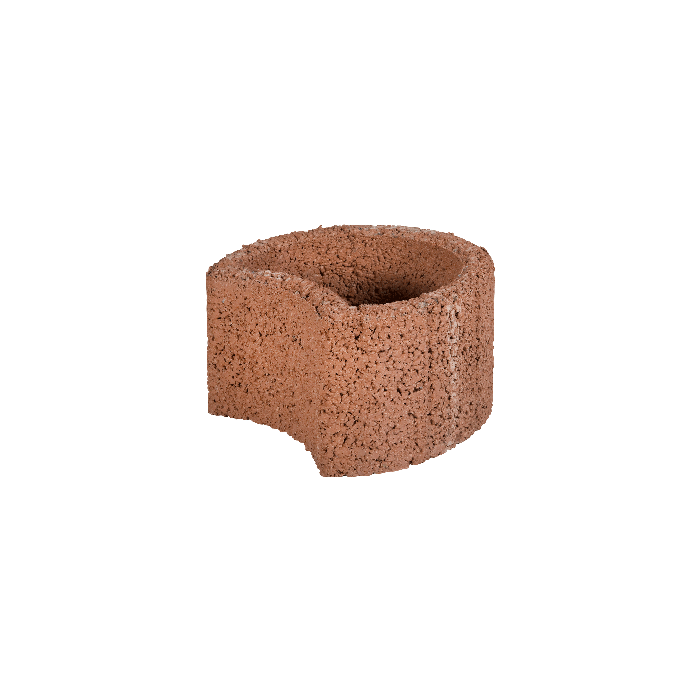 Moonflor Ø35x20cm bruin