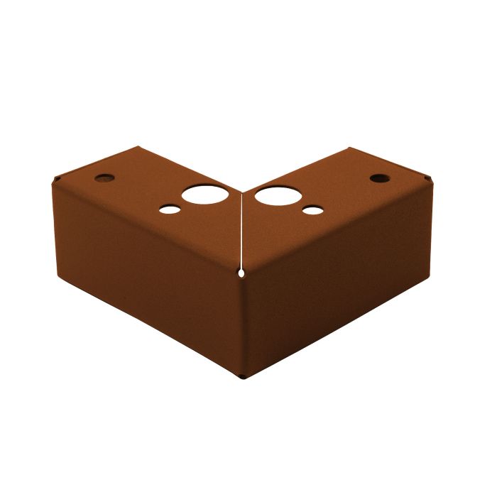 Potenset 5cm hoog Corten TBV GL Bloembakken (Incl bevestigingsmateriaal)