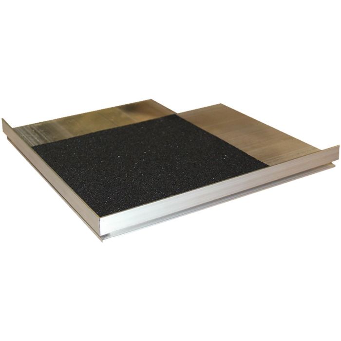 Randoplossing buitenhoek incl. rubberpad t.b.v. verstelbare tegeldrager (27 t-m 470mm)