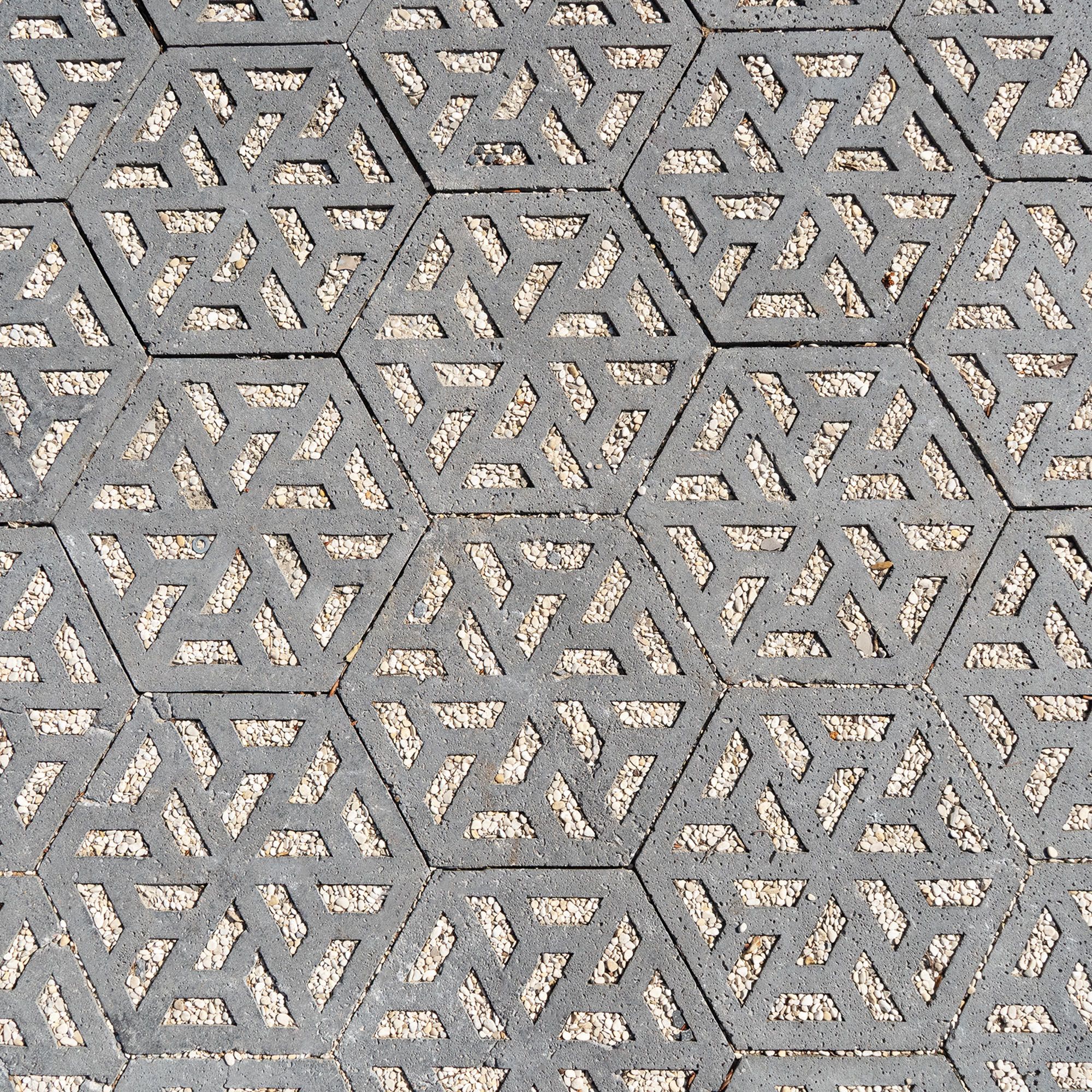 Oud Hollandse ECO-tegel 37,5x37,5x7cm grijs