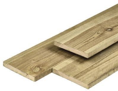 Grenen plank geschaafd 1,5x14x300cm