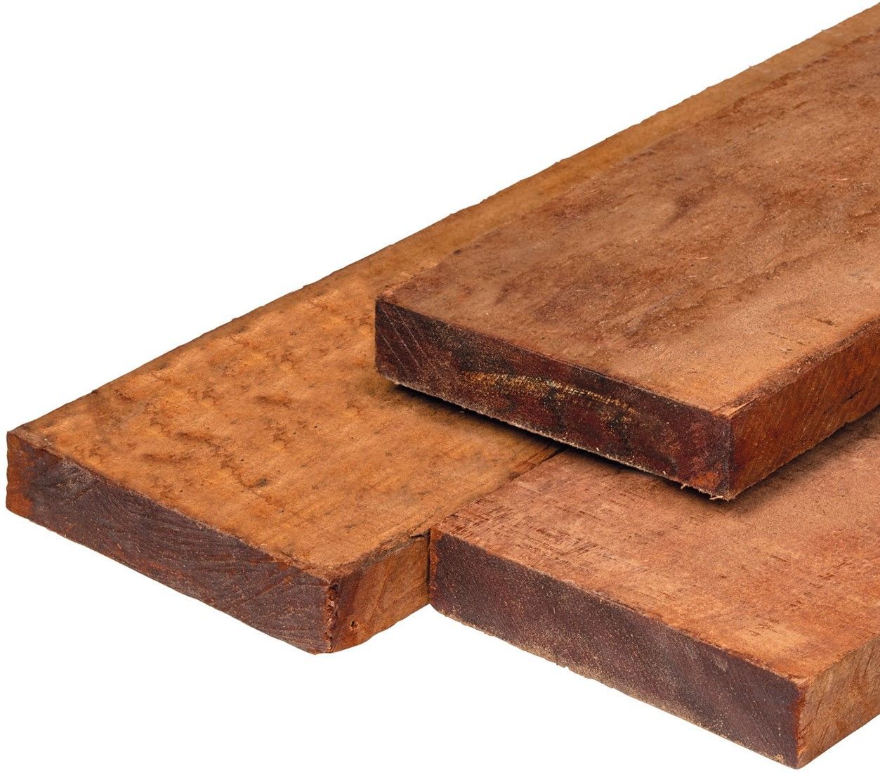 Hardhouten azobe beschoeiingsplank fijnbezaagd 2x20x300cm