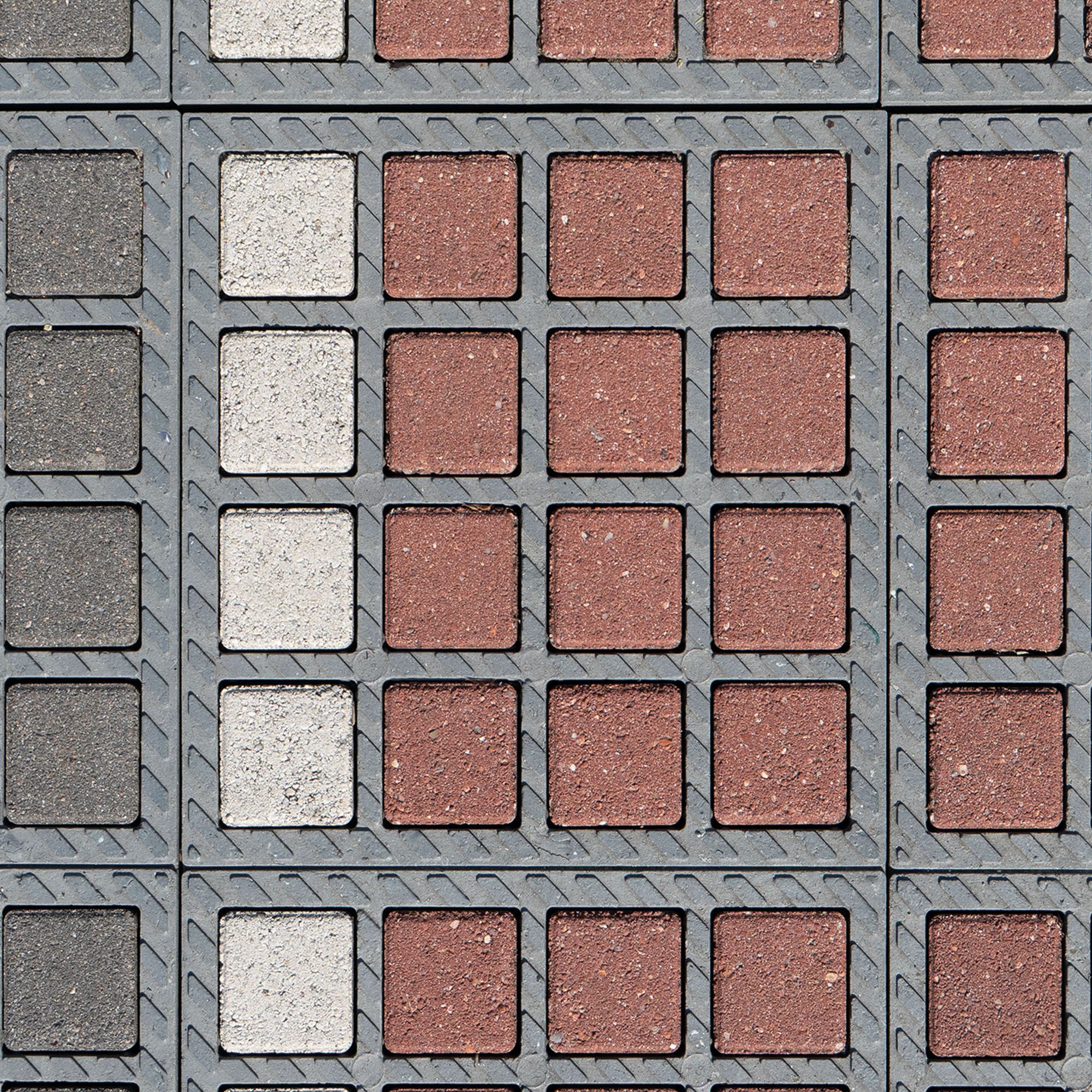 Betonsteen ECO Grates 7,4x7,4x4,8cm Wit