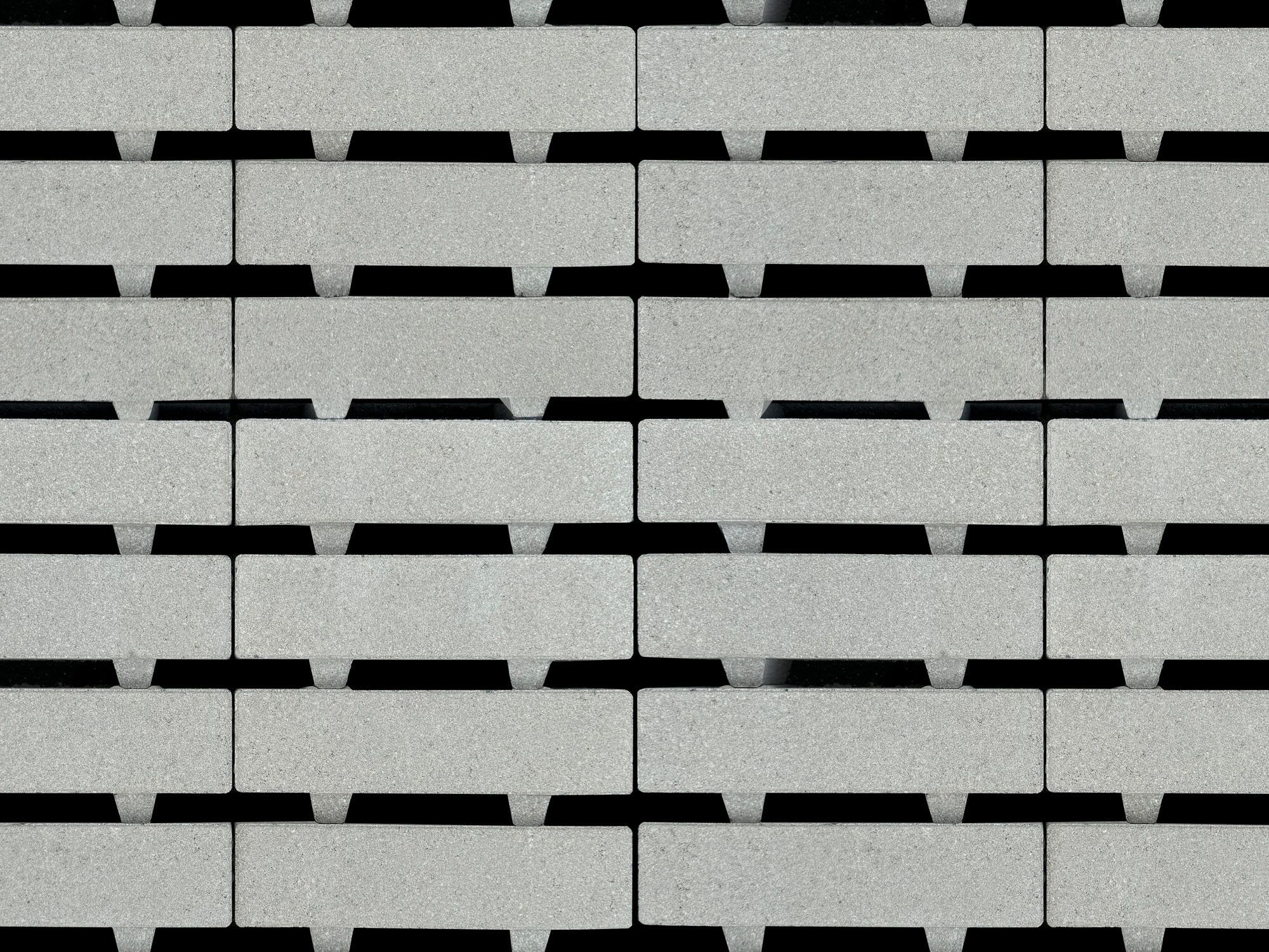 Aqua Bricks waterpasserend 10x30x8cm grijs 22% open