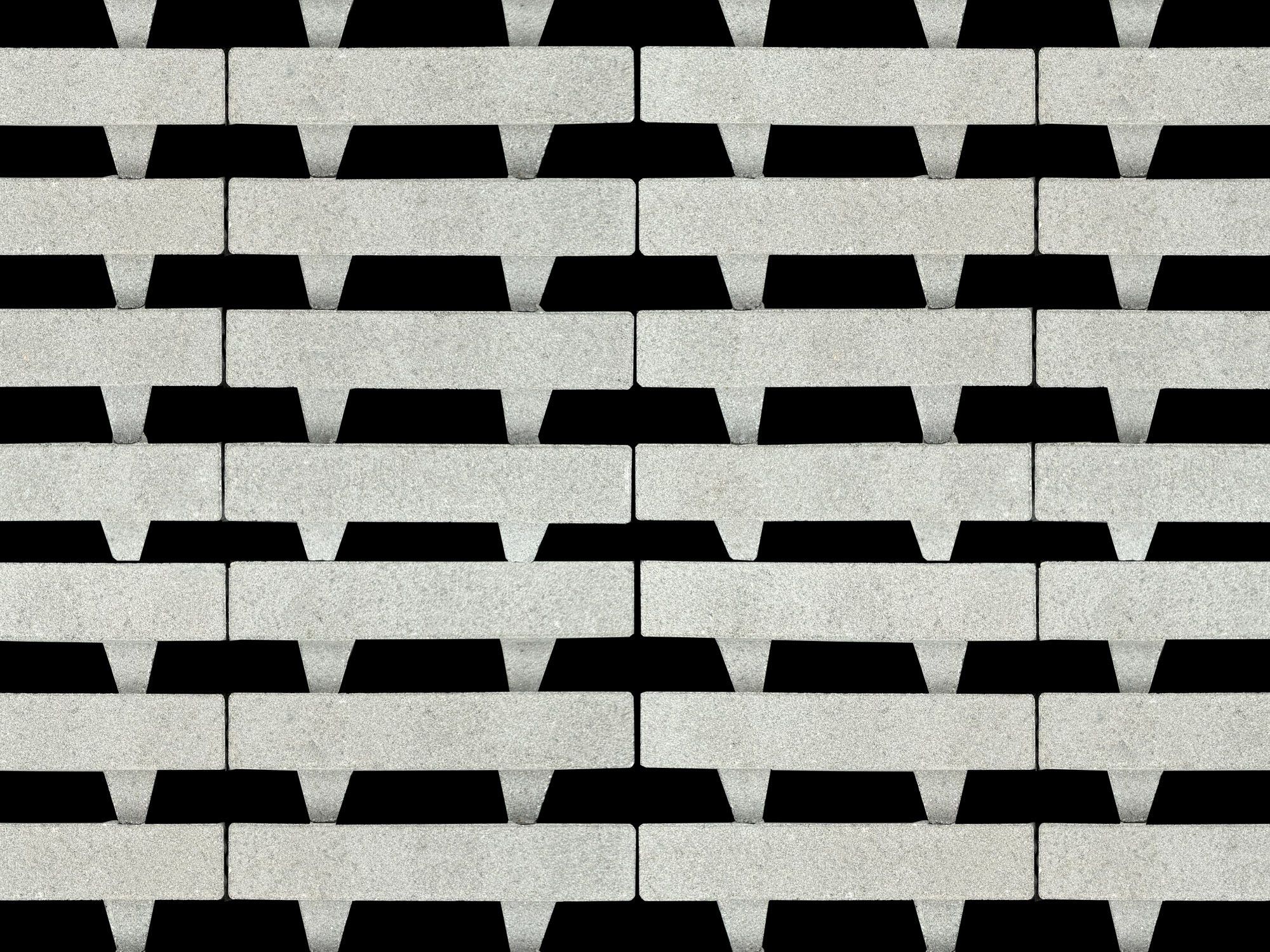 Aqua Bricks waterpasserend 10x30x8cm grijs 40% open