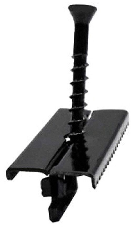 Gardendecking composiet clips montageset t.b.v. vlonderplank (90 schroeven 4x30mm - 75 kunststofclips - 15 fixatieclips - 1 bit)