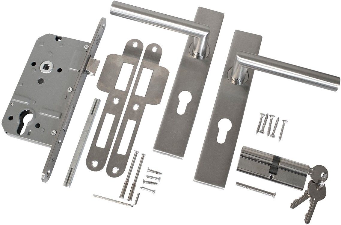 Poortbeslag RVS Luxe t.b.v. poortdeuren