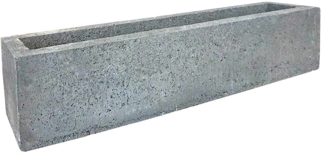 Fiora Block 100x20x20cm Grijs