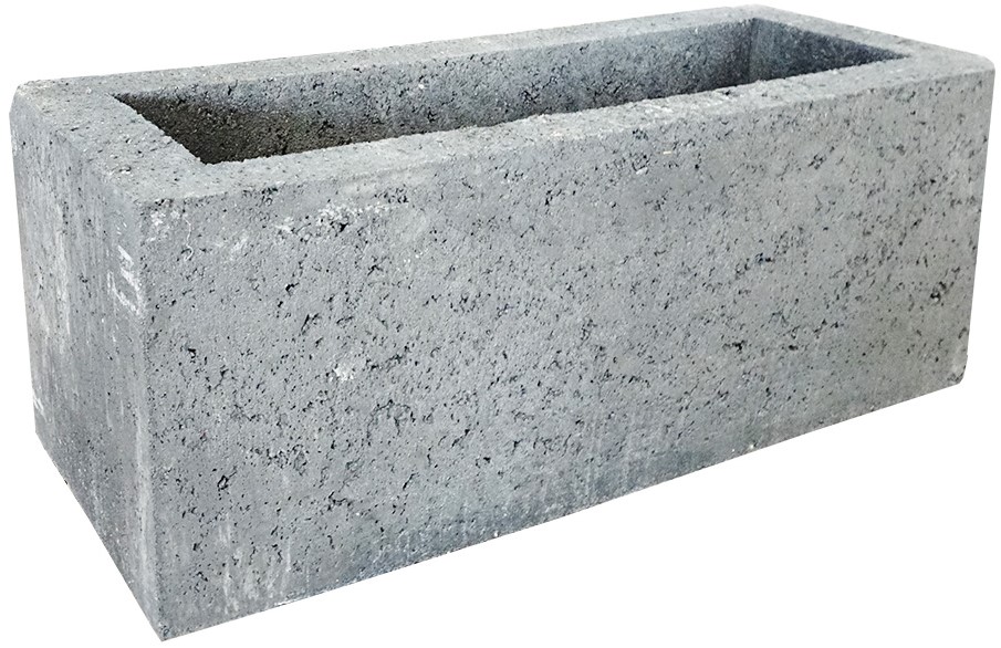 Fiora Block 50x20x20cm Grijs