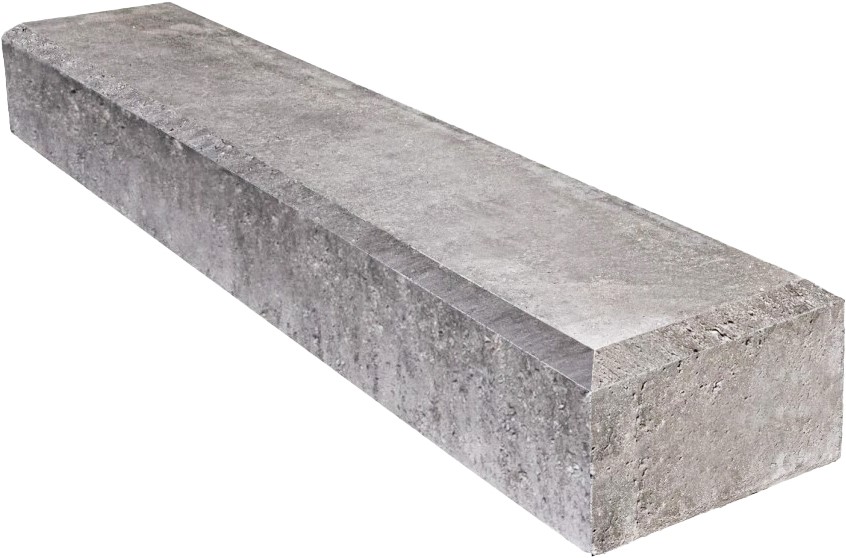 Schellevis Oud Hollandse betonbiels 100x20x12cm Grijs